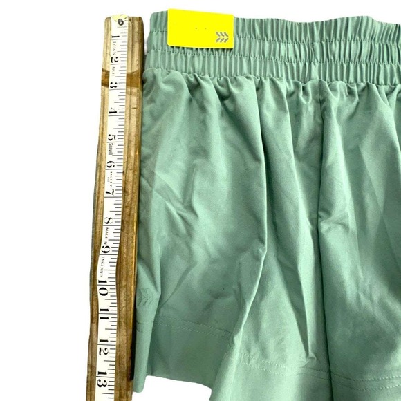 All in Motion‎ Woven Athletic Shorts Womens Adjustable Waist UPF 50+ Green NWT - Picture 12 of 15